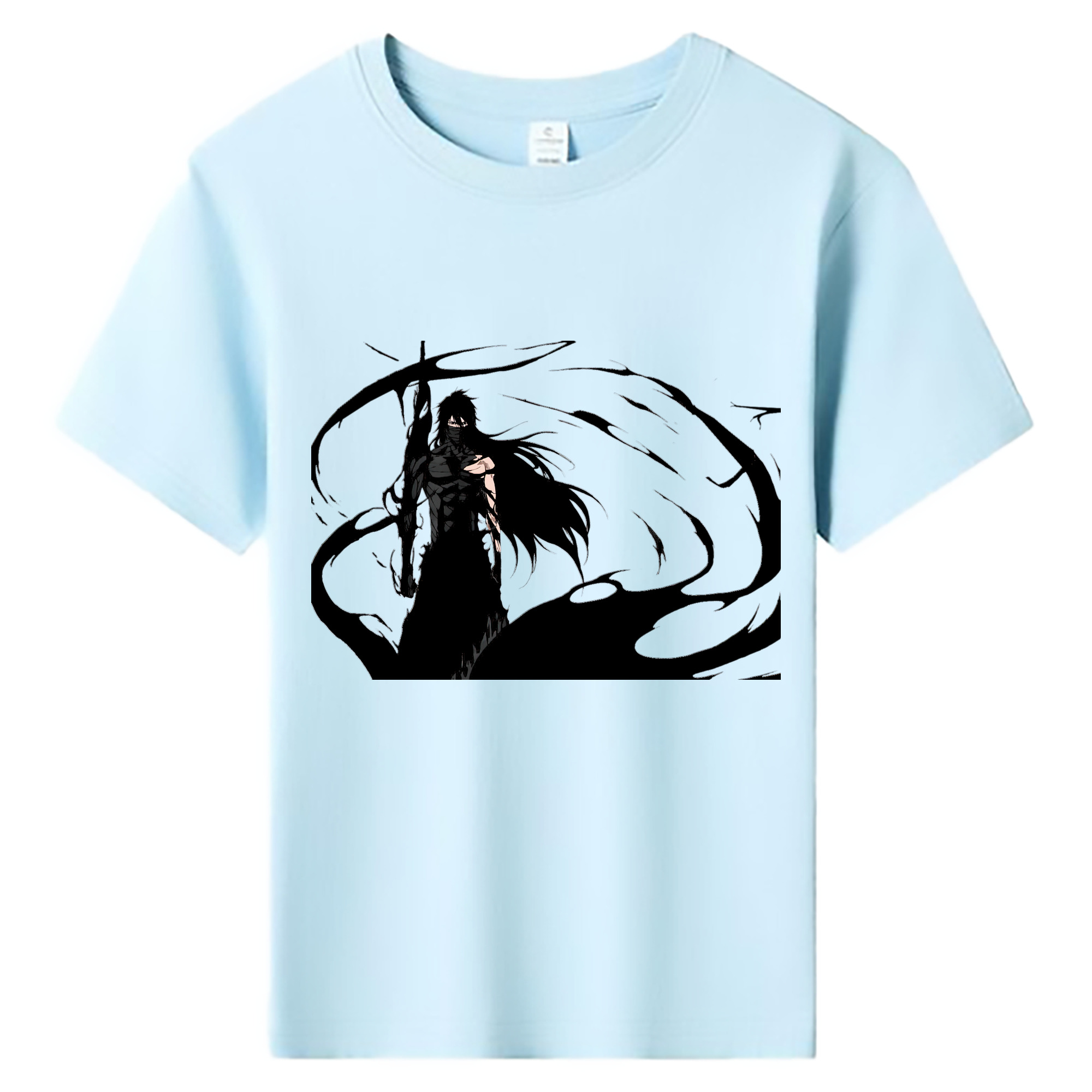 （画像用） ブリーチ 黒崎一護（くろさき いちご）BLEACH Kurosaki Ichigo 綿100％キッズTシャツ（フロントプリント）